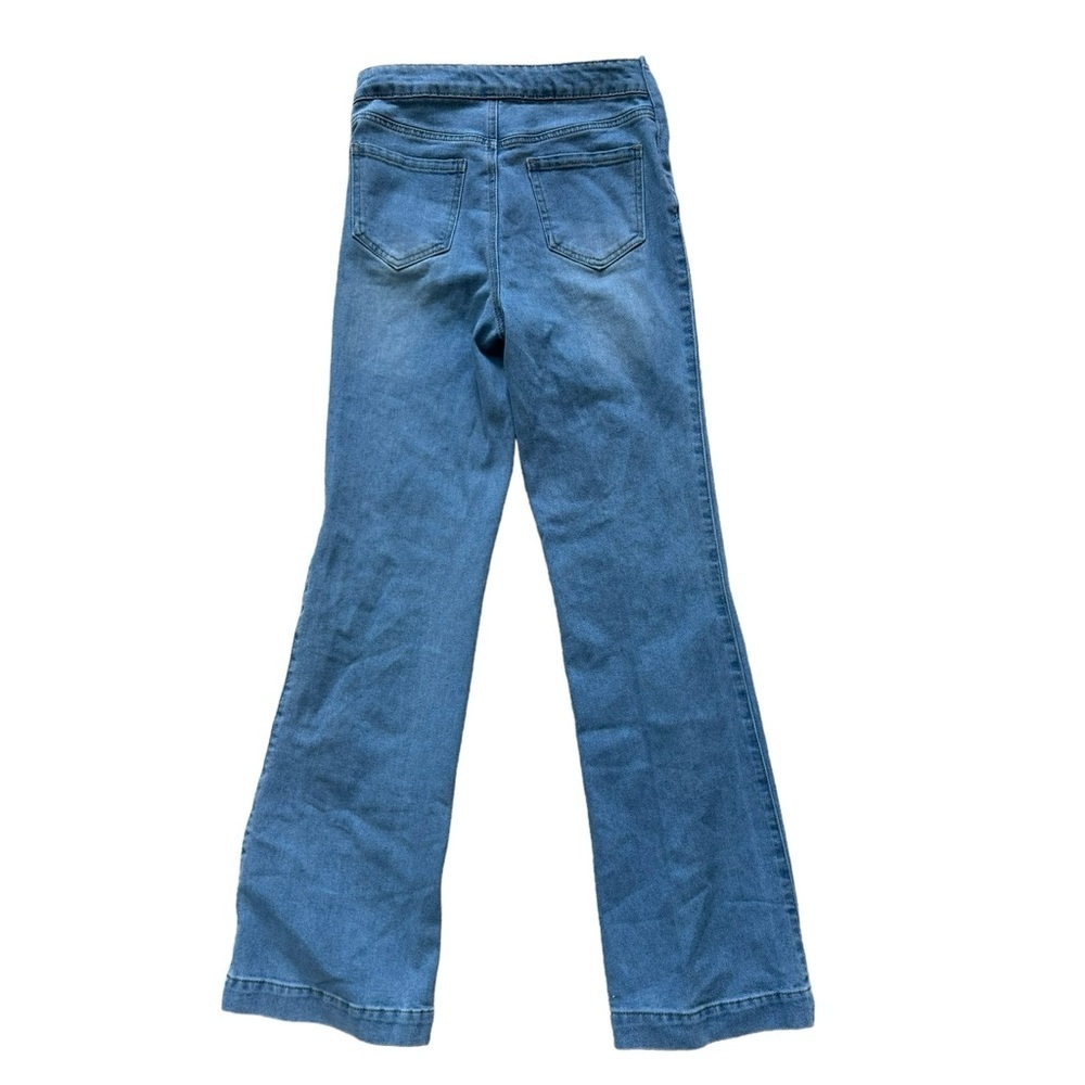 Fashion Nova Women's Jeans Size 3 Light Wash Denim Flare - Picture 2 of 7